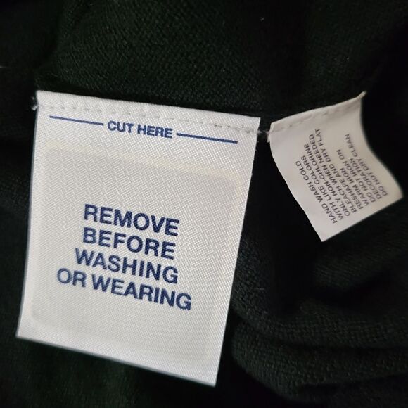 Gap Women's Black Elbow-length Roundneck Sequin & Bead Bodice Pullover Sweater - Picture 10 of 14